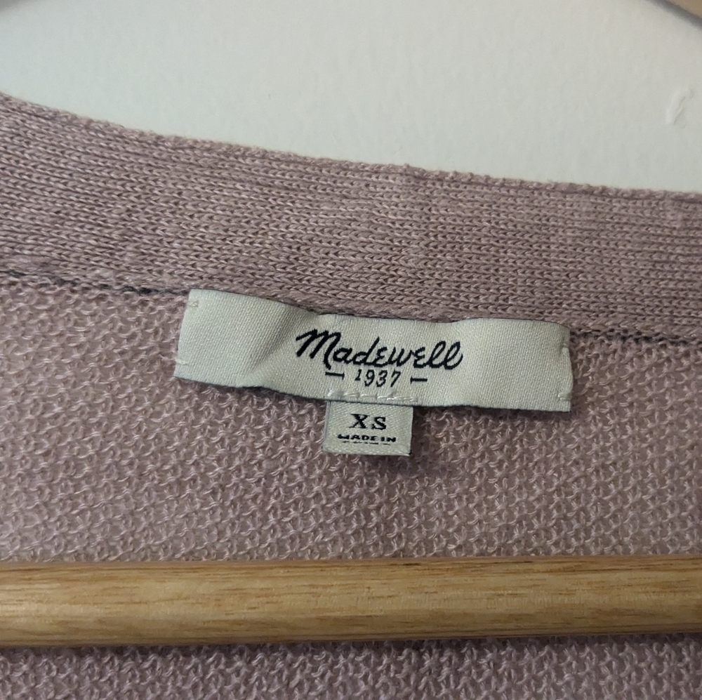 Madewell 100% linen cardigan - Picture 3 of 8